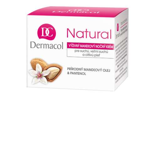 DERMACOL Natural almond cream - Ночной крем с натуральным миндальным маслом, 50 мл